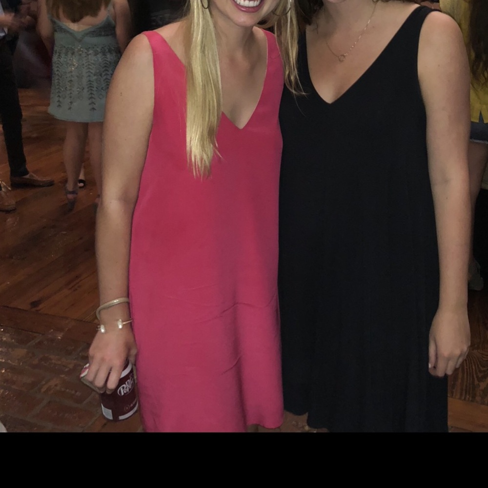 Lavender Brown Pink Silk Slip Dress Sz Small